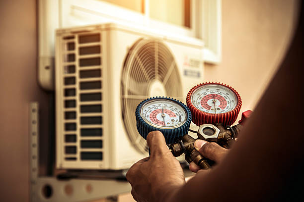 Professional Hvac Repair technician working in La Fayette, NY